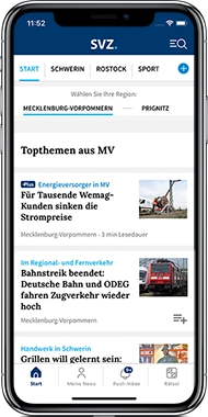 SVZ News-App, Ansicht 1