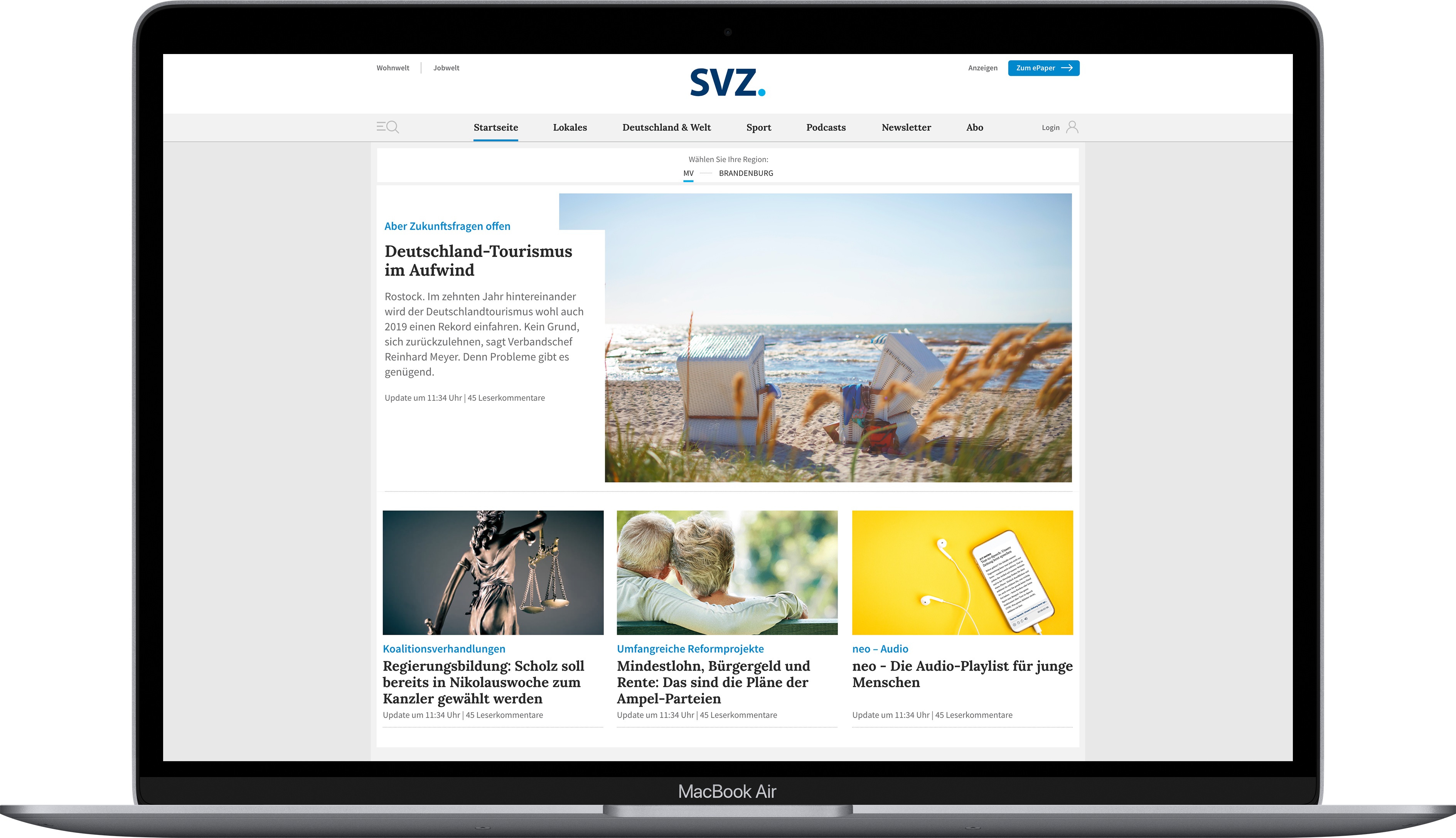 SVZ Website